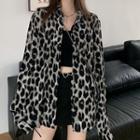 Leopard Print Shirt / Short-sleeve Shirt