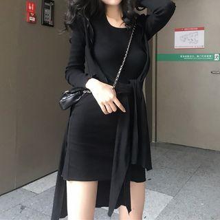 Set: Light Jacket + Sleeveless Mini Dress