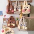 Cartoon Fleece Tote Bag