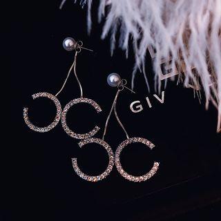 Letter C Earring