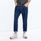 Drop-crotch Slim-fit Jeans