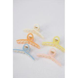 Chain-trim Twisted Hair Claw