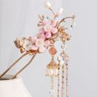 Retro Pearl Flower Hair Stick / Dangling Add On