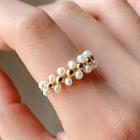 Faux Pearl Ring Faux Pearl Ring - Gold - One Size