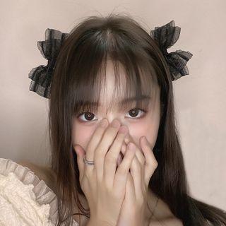 Set Of 2: Lace Bow Hair Clip