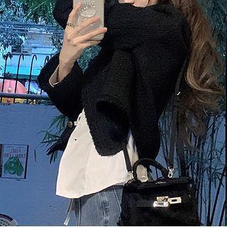 Long-sleeve Drawstring Shirt / Long-sleeve Pocket Jacket