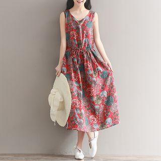 Print Sleeveless Sundress