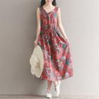 Print Sleeveless Sundress