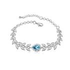 Fashion Horoscope Bracelet With Blue Austrian Element Crystal