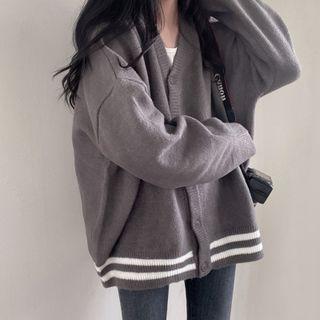 Striped Thick Cardigan