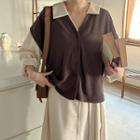 Plus Size Sleeveless Dip-back Cardigan