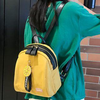 Fruit Charm Nylon Backpack