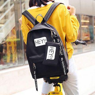 Print Lightweight Backpack With Coin Purse