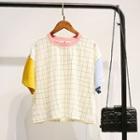 Color Panel Window Pane Short Sleeve T-shirt