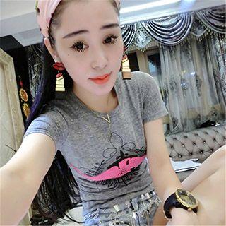 Eagle Print Short Sleeve T-shirt