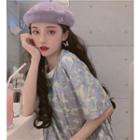 Short-sleeve Splash Printed T-shirt
