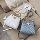 Heart Buckle Bucket Bag