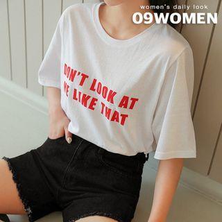 Plus Size Dont Look At Me Like That T-shirt