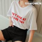 Plus Size Dont Look At Me Like That T-shirt