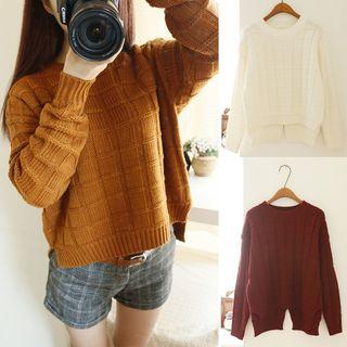 Slitted Sweater
