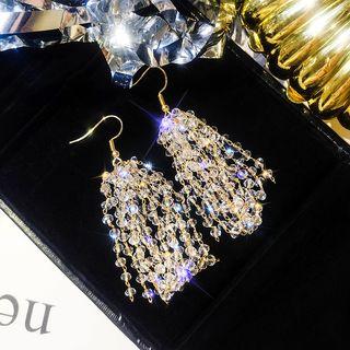 Tasseled Hook Drop Earring 1 Pair - As Shown In Figure - One Size