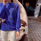 Round-neck Tie-detail Pullover
