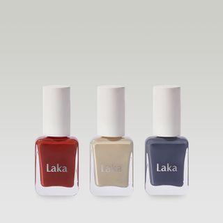 Laka - Glassy Nail Color City Collection - 6 Colors Dewy Purple