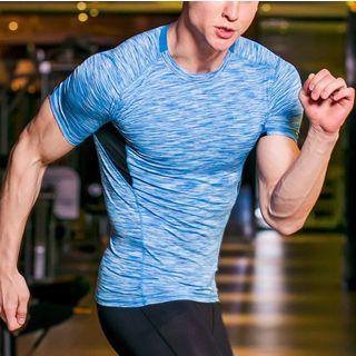 Melange Sports Short-sleeve T-shirt