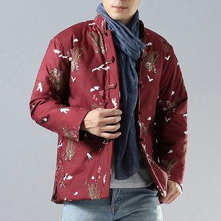 Printed Padded Cheongsam Coat