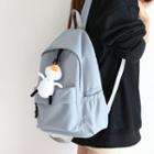 Plain Canvas Backpack / Charm / Set