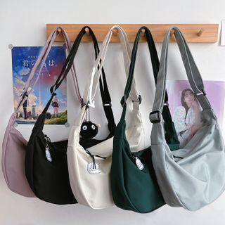 Plain Crossbody Bag / Bag Charm / Set