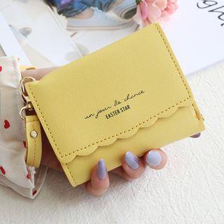 Lettering Fold Wallet