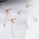 Moon / Star Drop Earring