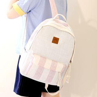 Linen Panel Backpack