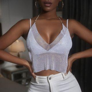Halter Perforated Top