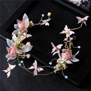 Flower & Butterfly Headpiece