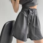 Details Ultra High-waist Cotton Shorts