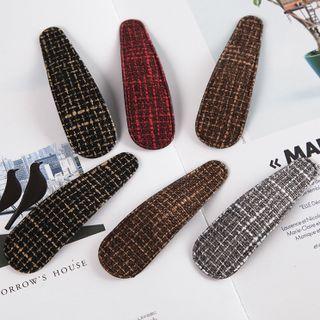 Set Of 3 : Shearling Hair Clip