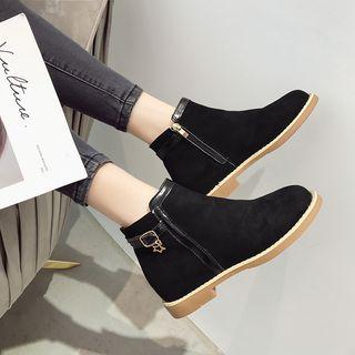 Star Charm Ankle Boots