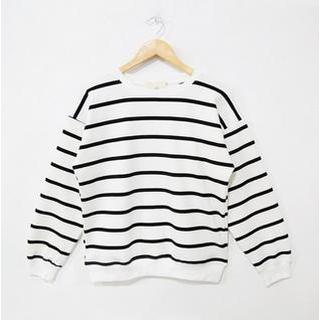 Long-sleeve Striped Pullover