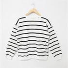 Long-sleeve Striped Pullover