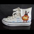 Birds In Love High-top Canvas Sneakers