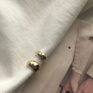 Rhinestone Asymmetrical Cuff Earring