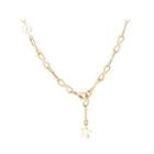 Simple Temperament Plated Gold Star 316l Stainless Steel Necklace Golden - One Size