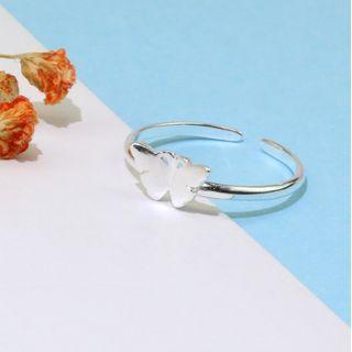 Butterfly Open Ring 1 Pc - Butterfly Open Ring - Silver - One Size