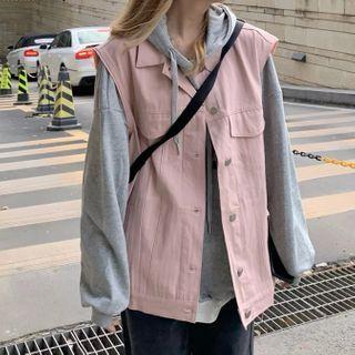 Button-up Vest / Hoodie