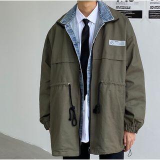 Mock Two-piece Single-breasted Jacket