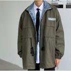 Mock Two-piece Single-breasted Jacket