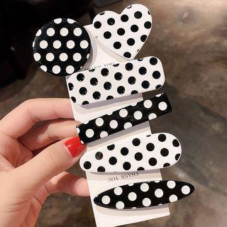 Polka Dot Hair Clip (various Designs)