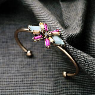 Embellished Open Bangle